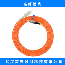跳纤 多模光纤跳线 SC/UPC-FC/UPC-MM-SX-3.0M 电信级连接器 尾纤