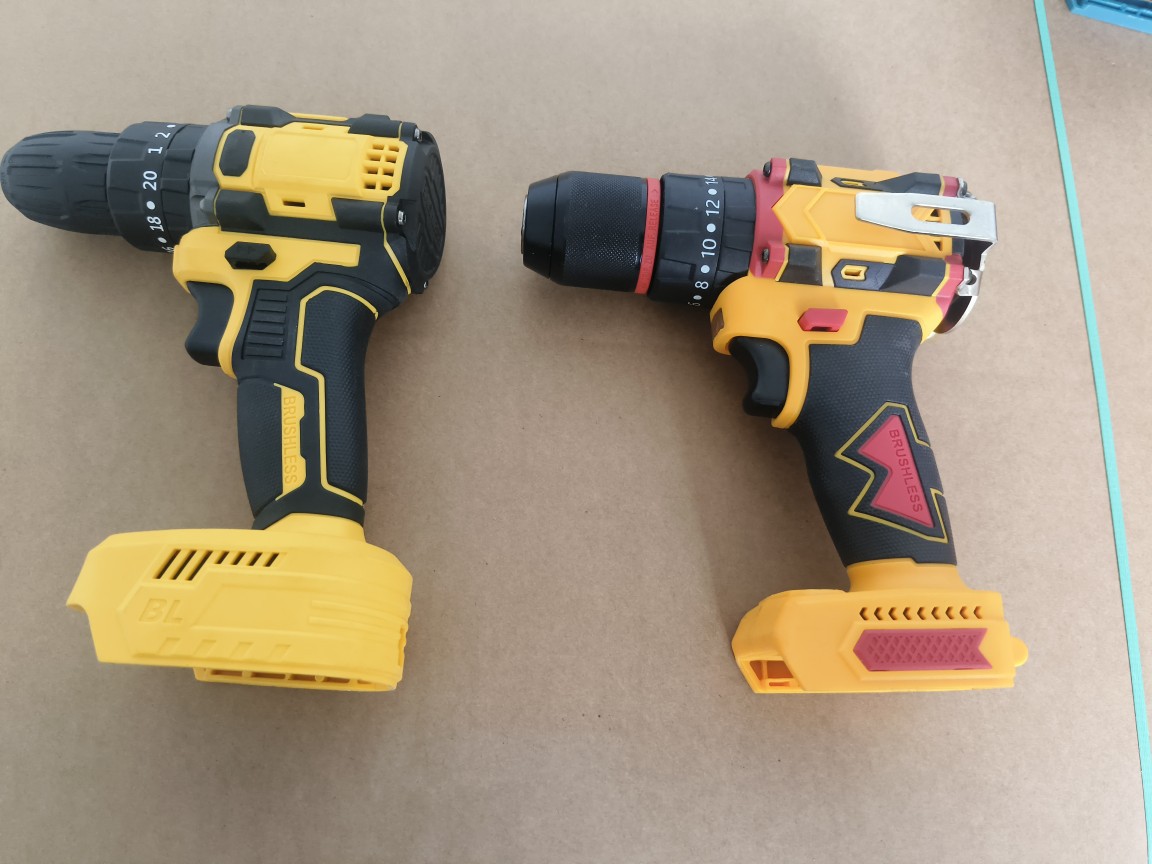 跨境21V手电钻双速外贸款多功能螺丝刀充电式工具冲击钻套装