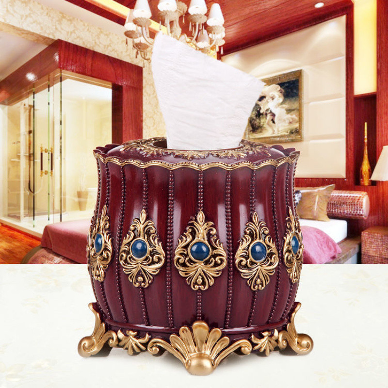 Retro round mahogany color e215