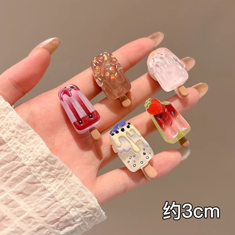 Clips de pelo de color gelatina dulce coreano otoño y invierno estilo francés pestaña estilo de cabello temperamento universal clips de cabello elegante accesorios de cabello