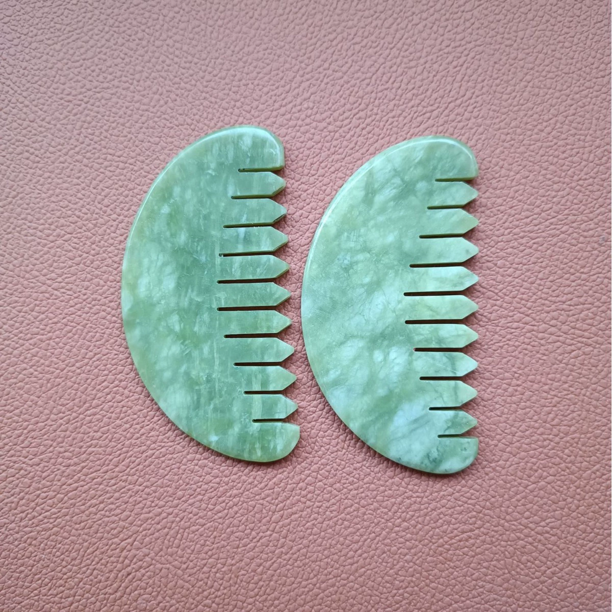 Маленький простой изогнутый нефритовый гребень для массажа головы доступен нефритовый гребень модный темперамент поэтому материал гребень