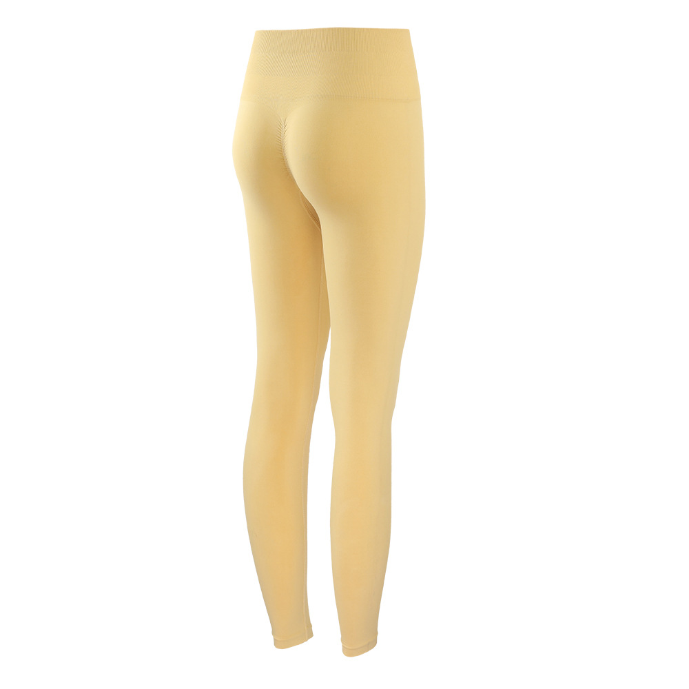 Liquidación de existencias, sin devoluciones ni cambios de talla, pantalones de yoga de cintura alta con efecto levanta glúteos para mujer, leggings de fitness sin costuras con efecto piel de melocotón.