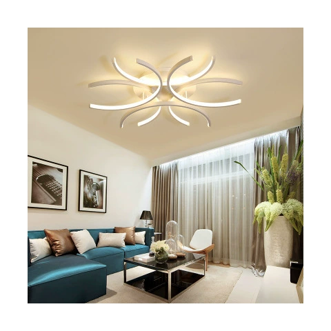 Популярный за рубежом новый светодиодный потолочный светильник, простой современный светильник для гостиной и спальни.