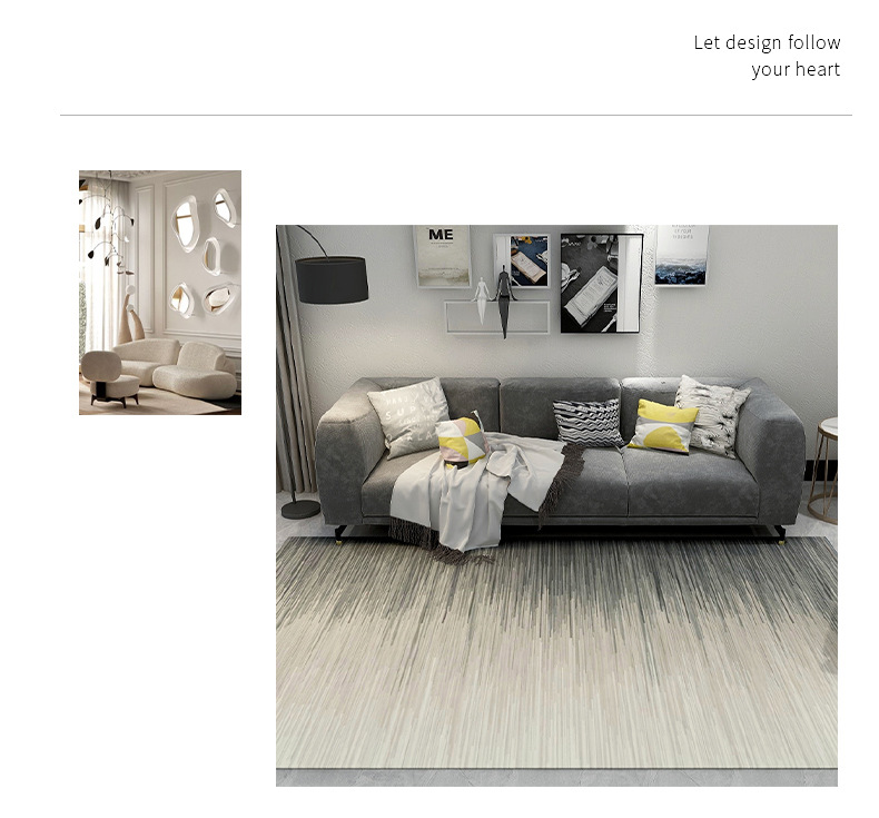 轻奢地毯,卧室满铺毯,客厅沙发毯,爬行毯