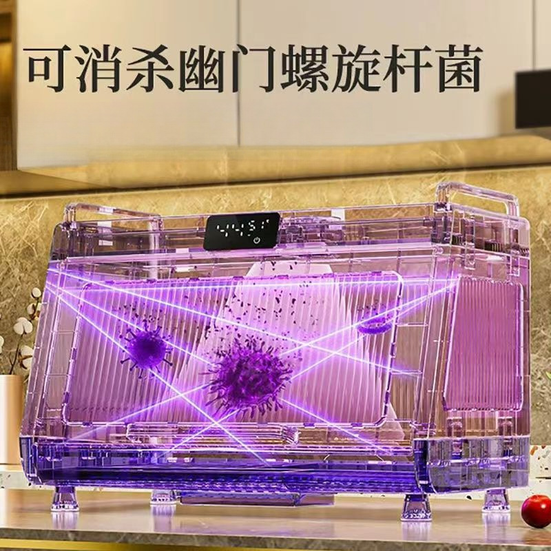 Dish Drainer Storage Box Disinfection Drying Tableware Cabinet Chopsticks Bowl Rack Household Kitchen Desktop Disinfection Cupboard Small