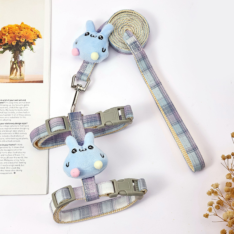 Correa para gato especial Four Seasons gato cuerda para caminar anti-rotura ajustable gato cuerda tracción gato lazo gato cuerda cadena