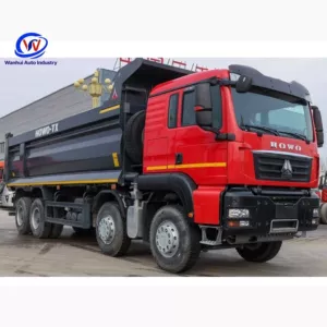 Howo TX 8x4 dump truck with U-shaped box for mining and engineering, 380-400 horsepower, Euro II