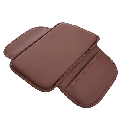 Armrest box pad, Universal Storage Bag for Cross-Border - nappa-grain-brown