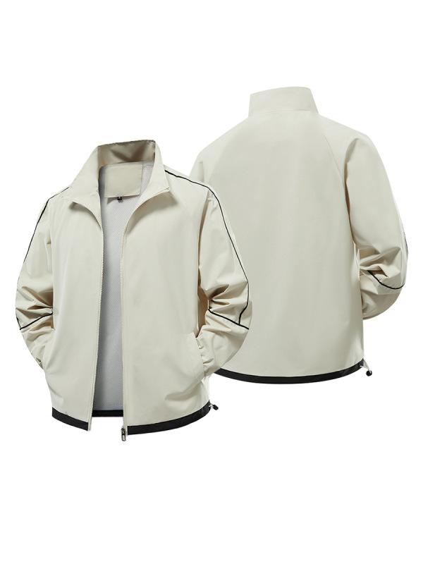 立领棒球服风衣美式飞行员夹克jacket春秋季潮牌男士夹克外套定制|undefined