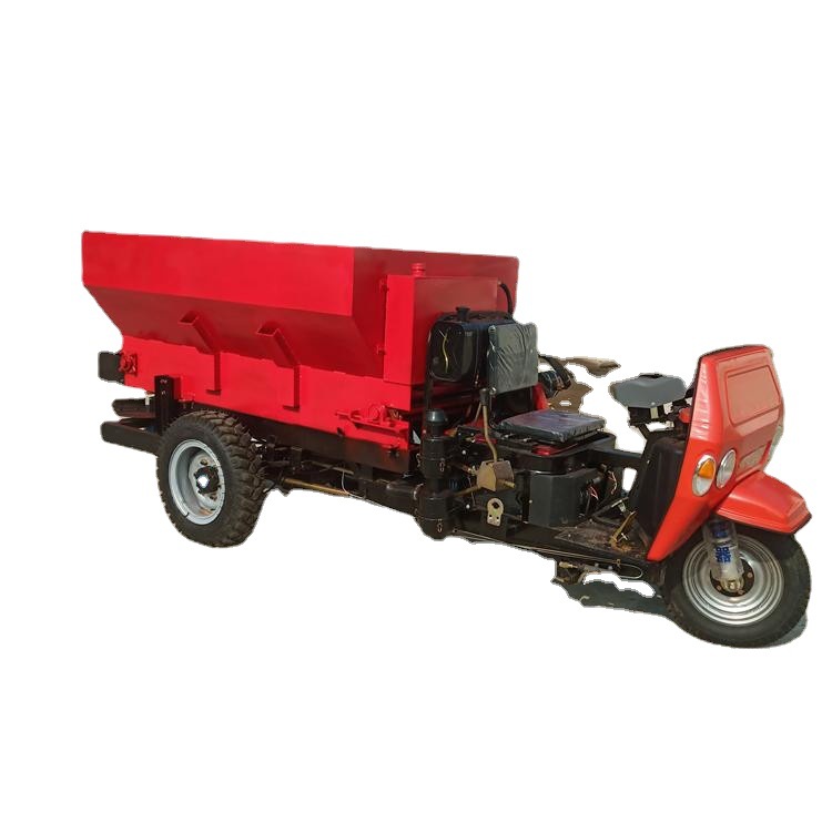 柴油三轮撒粪车 全自动自走式撒肥机 2立方有机肥抛粪车