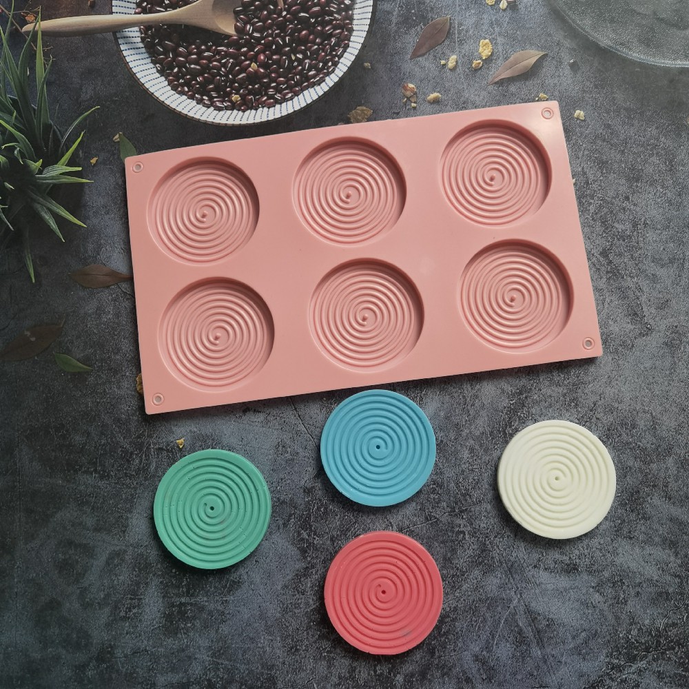 6 mosquitos 272 chocolate molde de silicona pudín molde de postre decoración de pastel de cocina para hornear