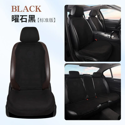 Seat cushion, seat cover — Energy Vehicle Ram Suede Leather - obsidian-black-main-driver-without-headrest