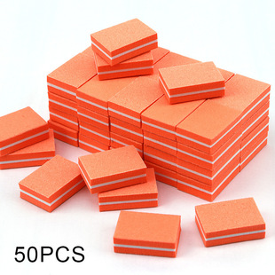 Factory wholesale nail polishing sponge Mini small square double-sided polishing nail rubbing file tofu block