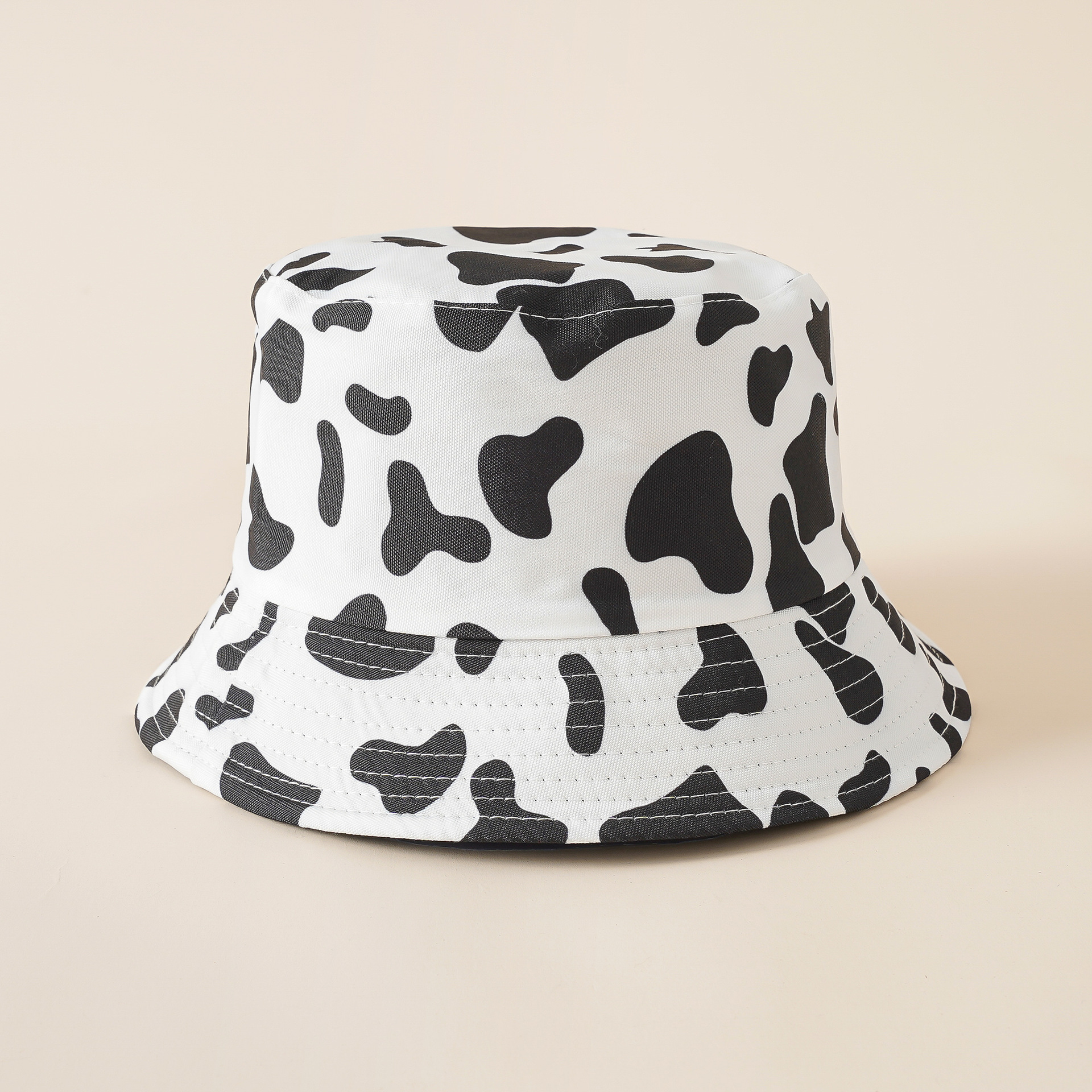 Patrón de cebra sombrero de pescador primavera y otoño protección solar cara cubierta sombrero mujer verano estilo coreano moda estilo japonés cubo protección solar sombrero de Cuenca del todo fósforo