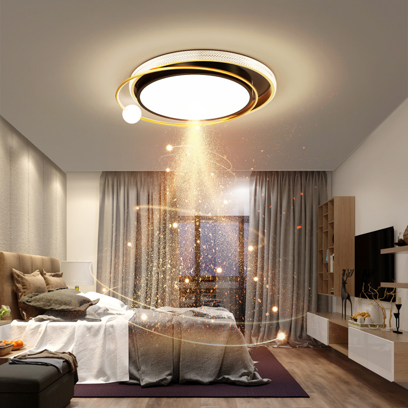 主卧室灯房间灯吸顶灯2021年新款北欧轻奢后现代简约网红创意个性