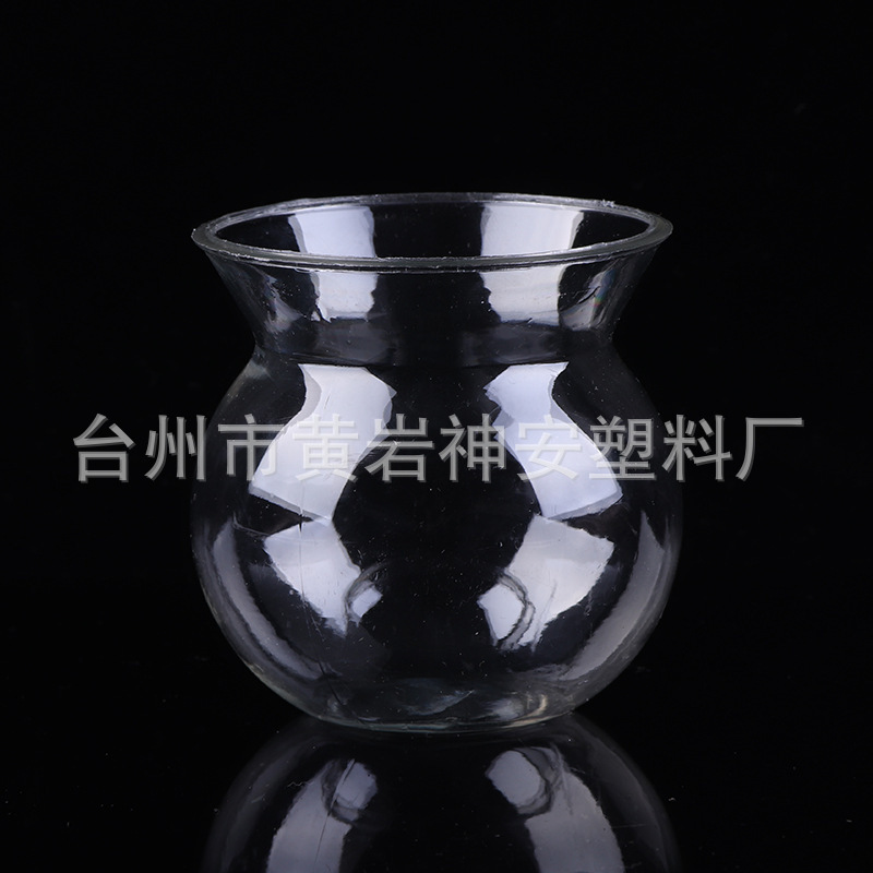 Creativo escritorio planta decoración florero decoración al por mayor PET jarrón de plástico transparente PET botella de plástico al por mayor