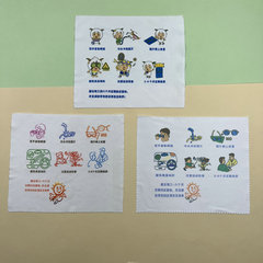 源頭批發眼鏡布 針一保養超細纖維眼鏡布 熱轉印圖案可印Logo