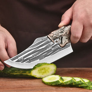 Bone-burning Knife Household Kitchen Knife Forging Internet Red Knife Killing Sheep Slice Slice Slaughter Acting Division Skill Pig Stall Special