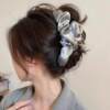 2 # [gray] satin pleated gripper about 13cm