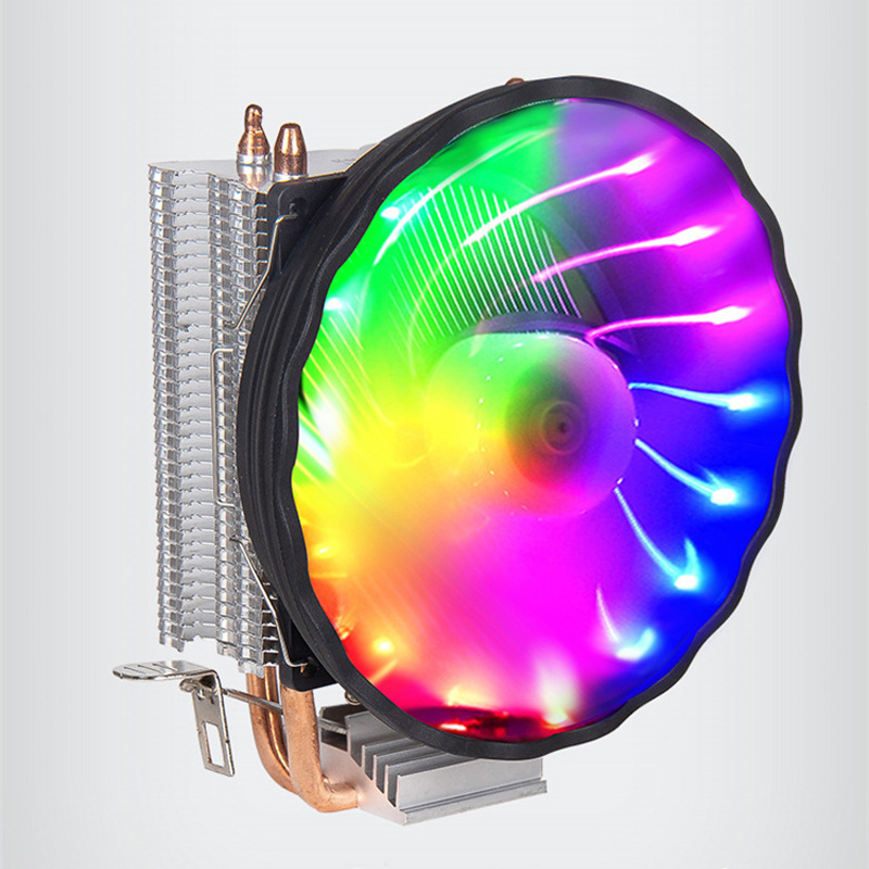 Desktop Computer Dual Heat Pipe Silent Cpu Radiator Amd Push-Down 1155/136/61700 Luminous Wind Desktop Computer Dual Heat Pipe Silent Cpu Radiator Amd Push-Down 1155/136/61700 Luminous Wind