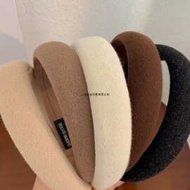 海绵高颅顶发箍女2025新款洗脸头箍宽边高级感洋气时尚压发卡头饰