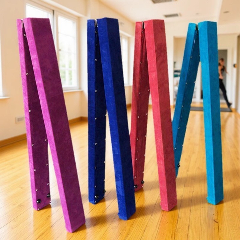 Soft Balance Beam Kindergarten Physical Fitness Sensory Training Balance Beam Gymnastics Training Single-Plank Bridge Folding Balance Beam