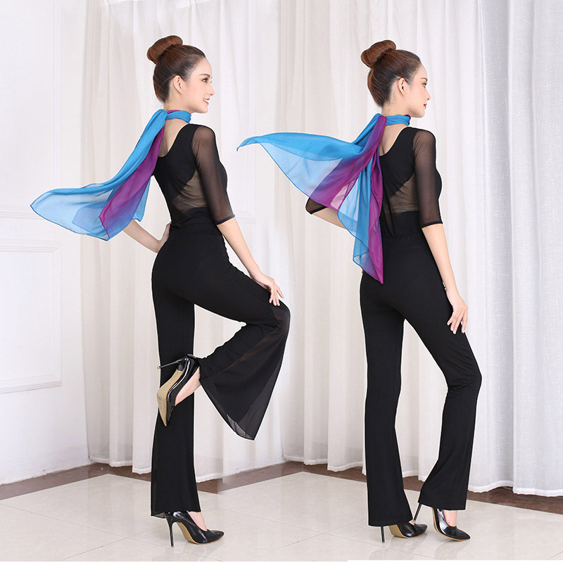 Women's Training Suit Set, Instructor Formal Gown, Model Elegant Posture Body Shaping Training Dance Wear Yoga Suit