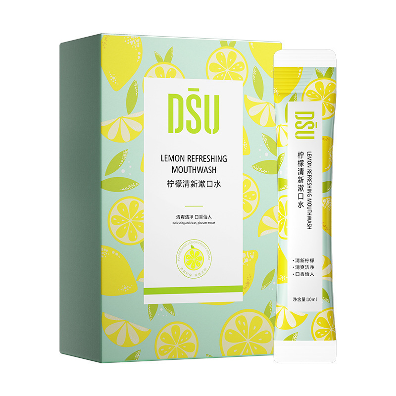 DSU menta enjuague bucal refrescante limpieza bucal aliento fresco fabricante de enjuague bucal desechable portátil al por mayor image 8