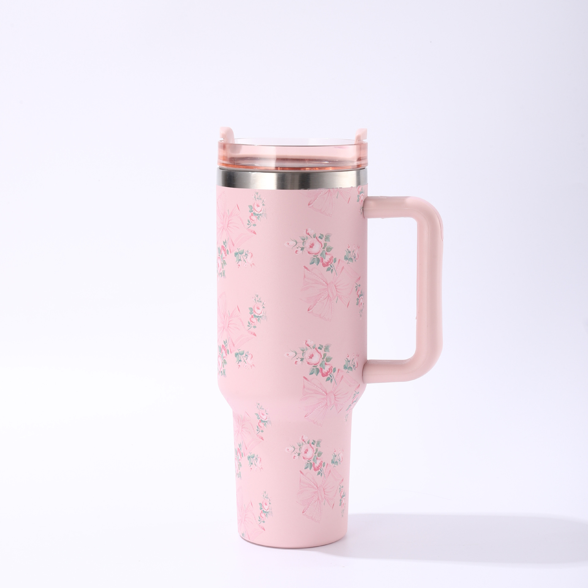 1 Piece Quantity Daily Occasion Elegant Flower 304 Stainless Steel Thermos Cup 1 Piece