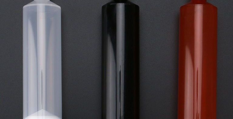 Dispensing machine accessories: American-style transparent syringe, dispensing syringe adapter/white syringe with piston adapter