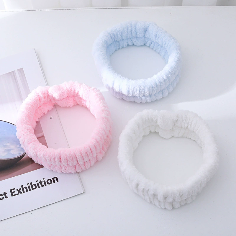Fashionable cute headband for face washing, for import, city style