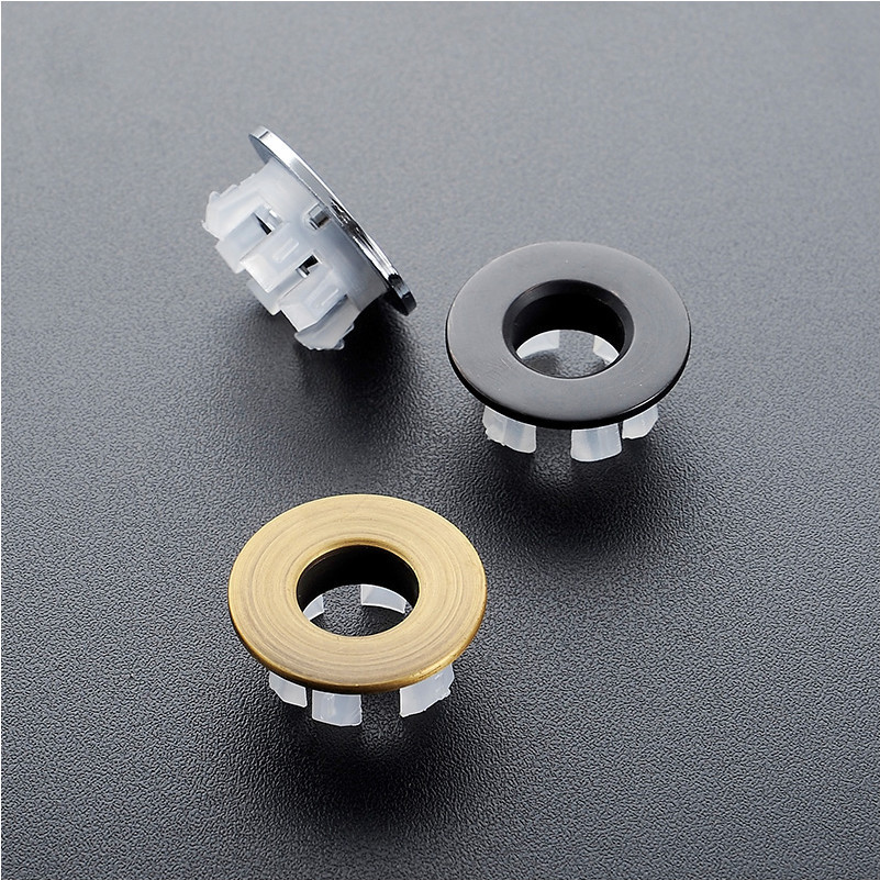 Cuenca desbordamiento boca cubierta decorativa cuenca lavabo desbordamiento agujero accesorios lavabo desbordamiento agujero cubierta decorativa cobre