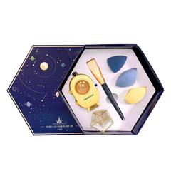 Ermutao Beauty Egg, super soft, powder-free makeup sponge, gourd powder puff, diagonally cut, wet and dry, with shelf