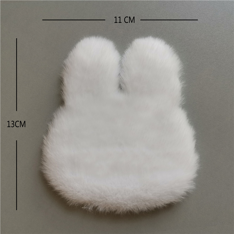 Wú Pǐnpái/Wú Zhùcè Shāngbiāo Plush Mat High-end Exhibition Fluffy Rug Thickened Sleeping Pad (Car Carpet) - white-rabbit-1113cm