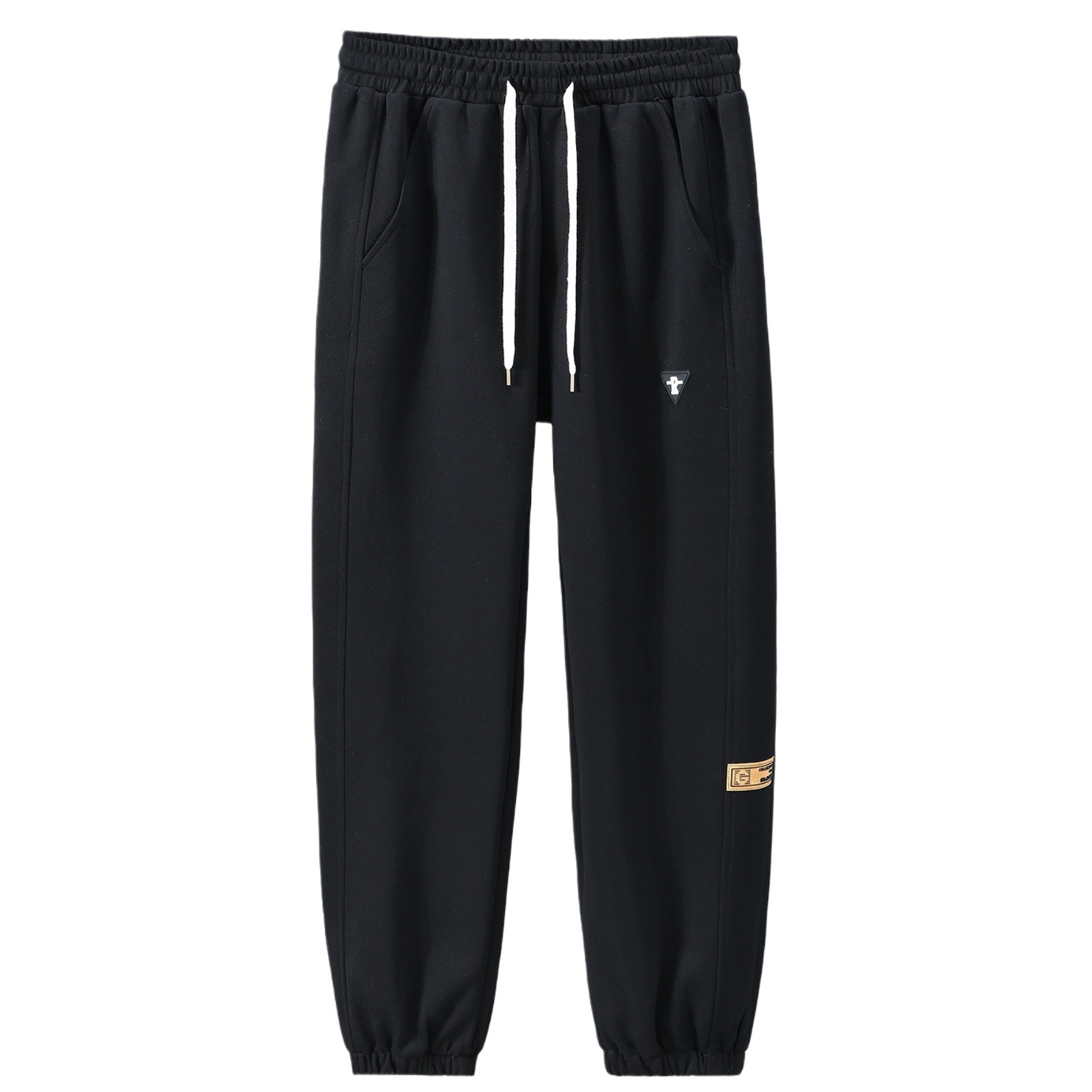 Lente en herfst nieuwe jeugd lange trendy losse sportbescherming heren dikke plus size veelzijdige casual broek_voghion.com