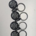 厂家直供，批发圆形硅胶吊牌钥匙扣，可选各类印刷圆形硅胶吊牌钥