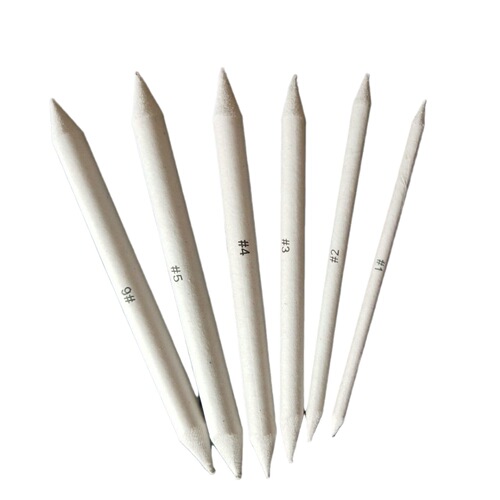 Sketch paper and pen, solid newsprint paper eraser pen, 6 pack, painting correction pen, smear pen, pencil