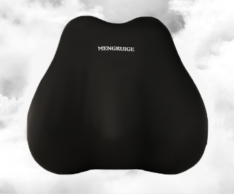 Memory foam rebound car headrest waist pillow breathable car pillow car seat waist back cushion set wholesale