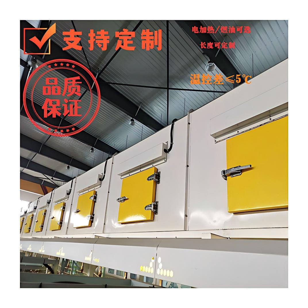 隧道式烘干炉 电加热/燃油热风循环烘干线 连续流水线烘道 源头厂