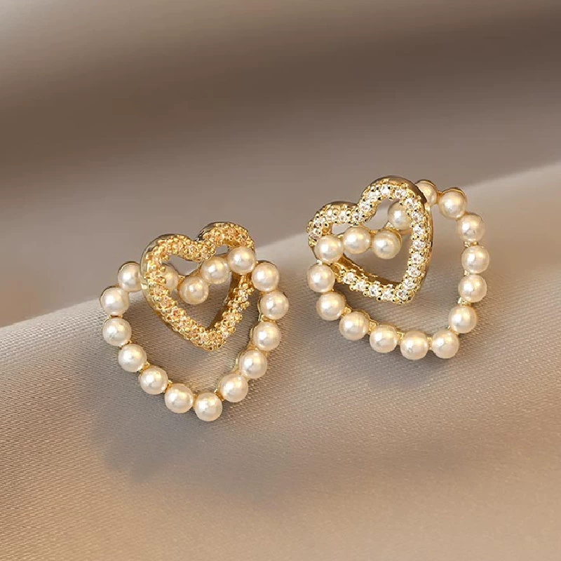 Модные универсальные серьги из жемчуга, стиль Chanel, интернет-знаменитость