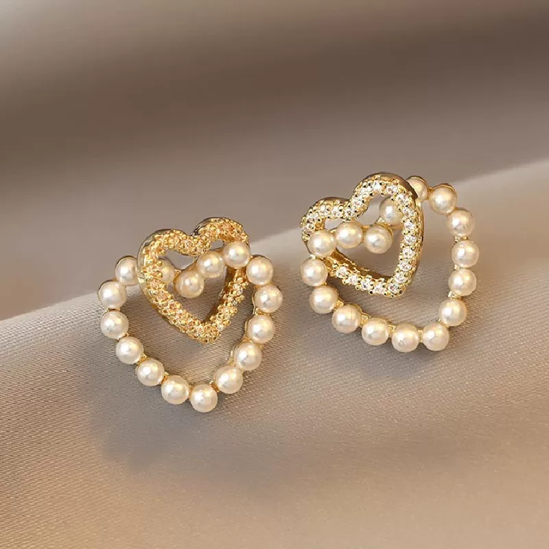 Модные универсальные серьги из жемчуга, стиль Chanel, интернет-знаменитость
