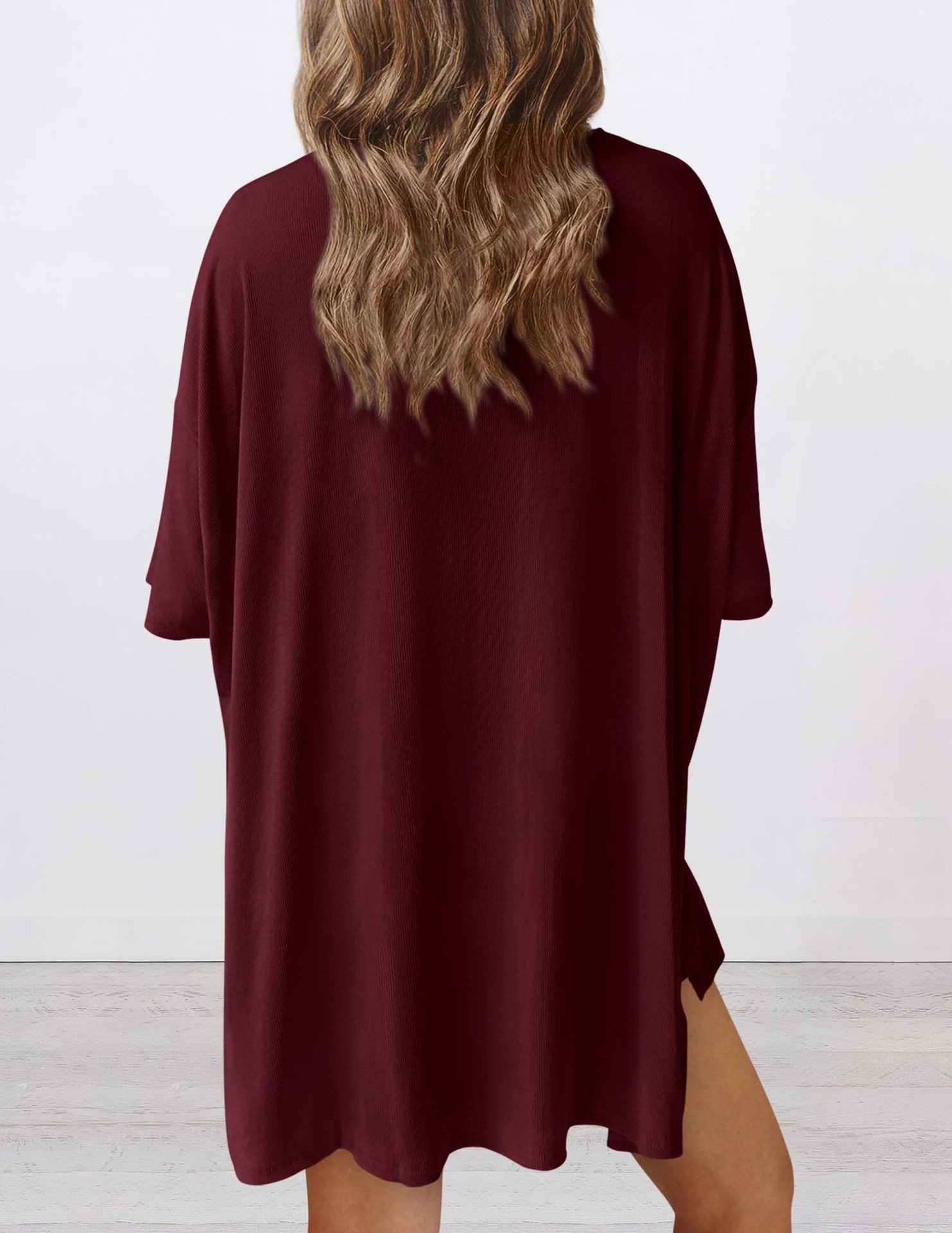 2025 Spring Summer European And American Cross-Border New Loose Fashion Solid Color Casual Short Sleeve Shorts_ecoleips.com