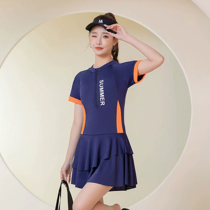 Summer sports swimwear for swimming, fitted