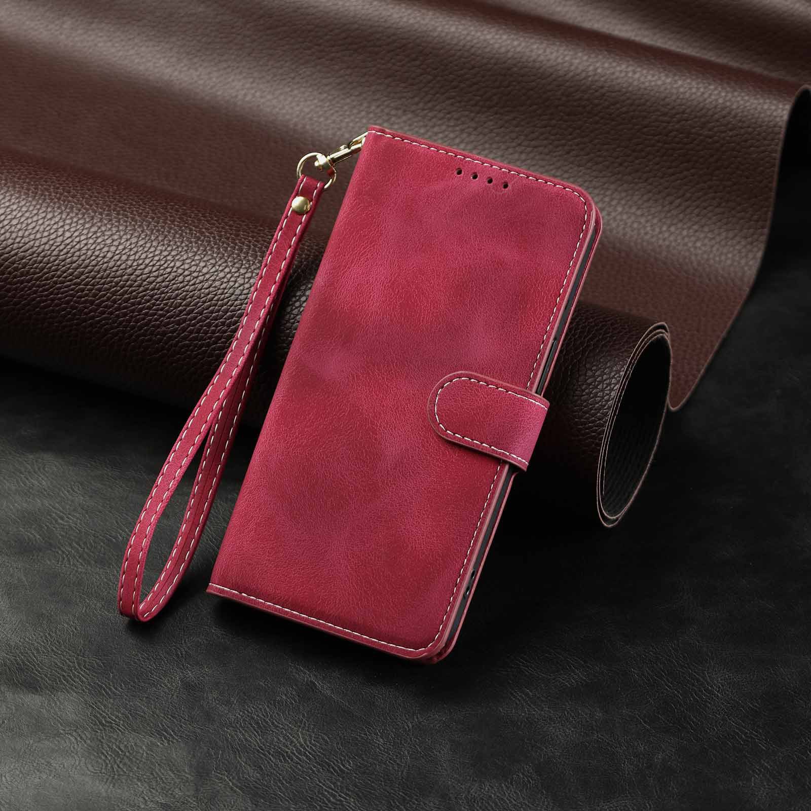 适用OPPO Reno14肤感手机壳A79翻盖Realme12插卡C67保护套A80皮套