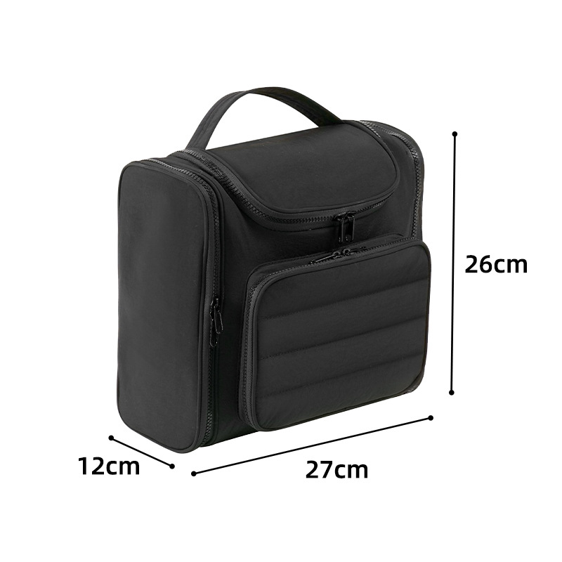 Tasilong bolsa de almacenamiento de lavado de doble apertura impermeable bolsa de equipaje de almacenamiento de viaje bolsa de gancho bolsa de cosméticos multifuncional grande