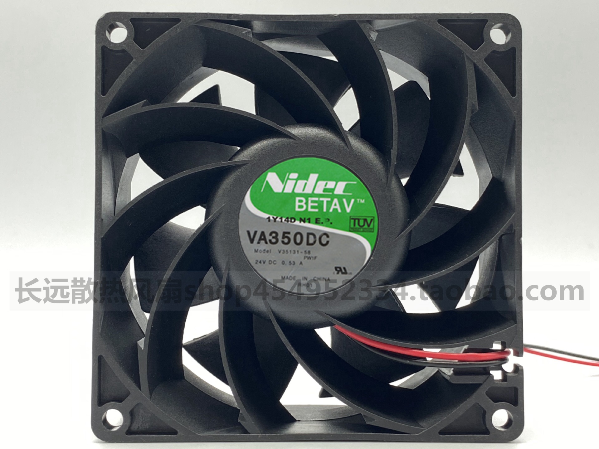 Nidec VA350DC V35131-58 9CM 9038 24V 0.53A pwm温控散热风扇