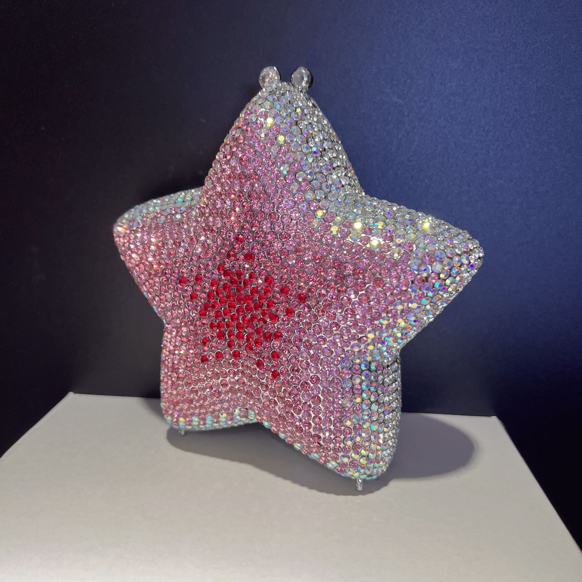 Estrictamente elegido Star Crystal Clutch Star Diamond Bags para banquete, bolsas de mano para mujeres.