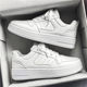 Men's Shoes Spring New Breathable White Shoes for Male Students Trendy All-match Thick-soled Sports Casual Low-top Board Shoes for Men