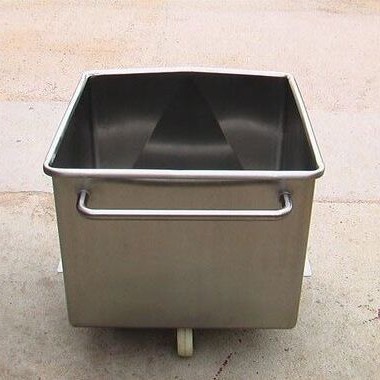 供应 不锈钢食品肉料车 猪羊屠宰设备肉类加工设备