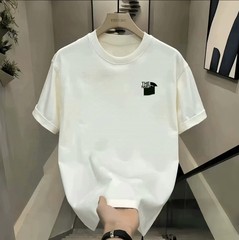 元の北の顔の家の純綿の刺繍の半袖のtシャツの丸首の男女の同項の通気性のレジャーの潮流の夏の工場は決まります。